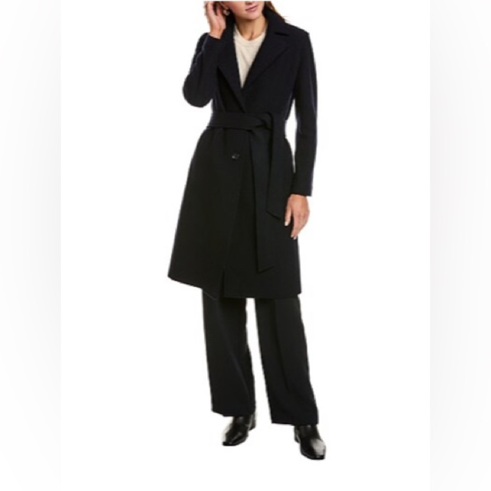 Cinzia Rocca Icons Long Wool Trench Coat
